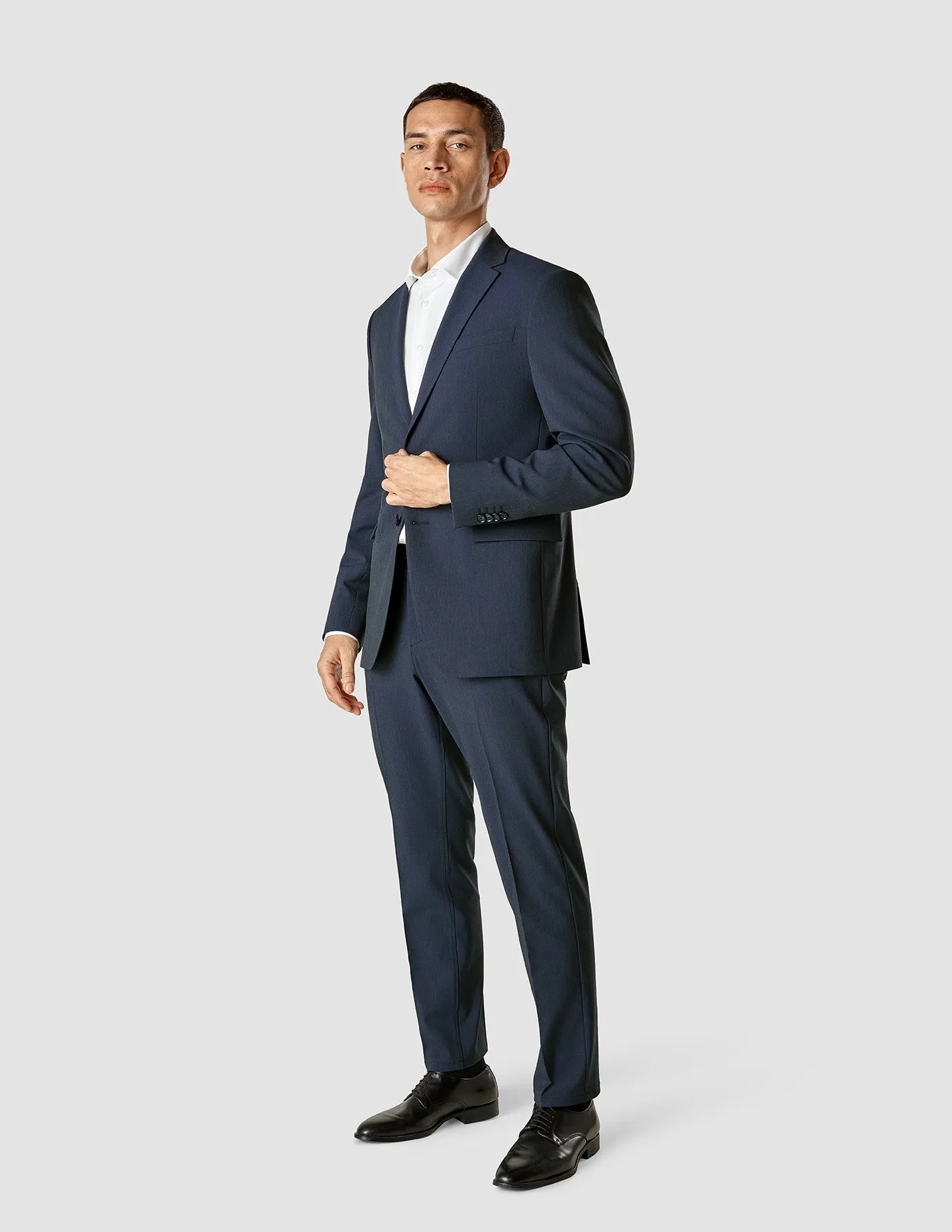 Essential Blazer Navy Melange Regular sold by Shaping New Tomorrow product image thumbnail 2