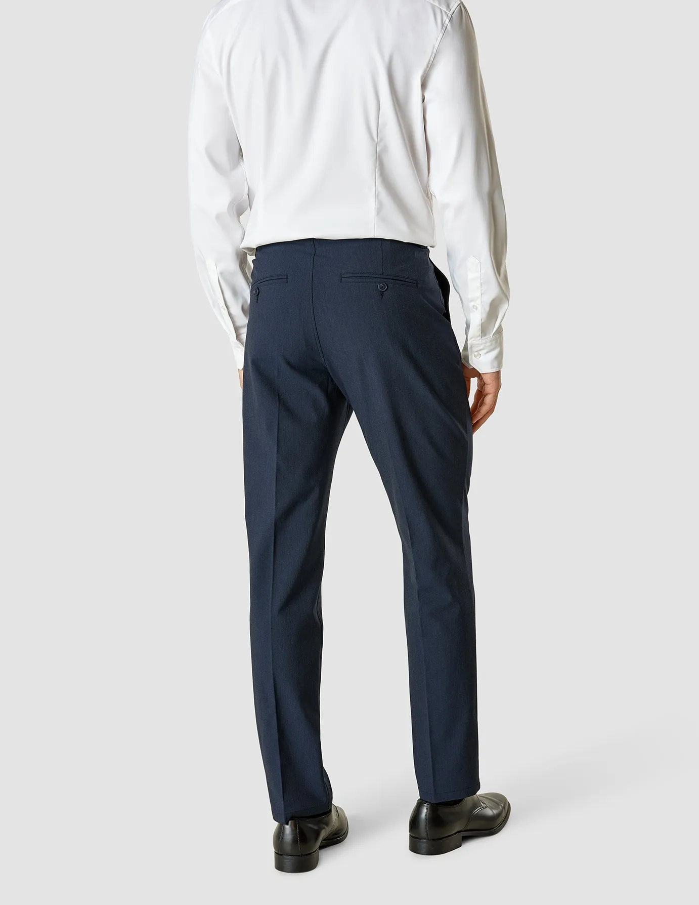 Essential Suit Pants Regular Navy Melange sold by Shaping New Tomorrow product image thumbnail 4