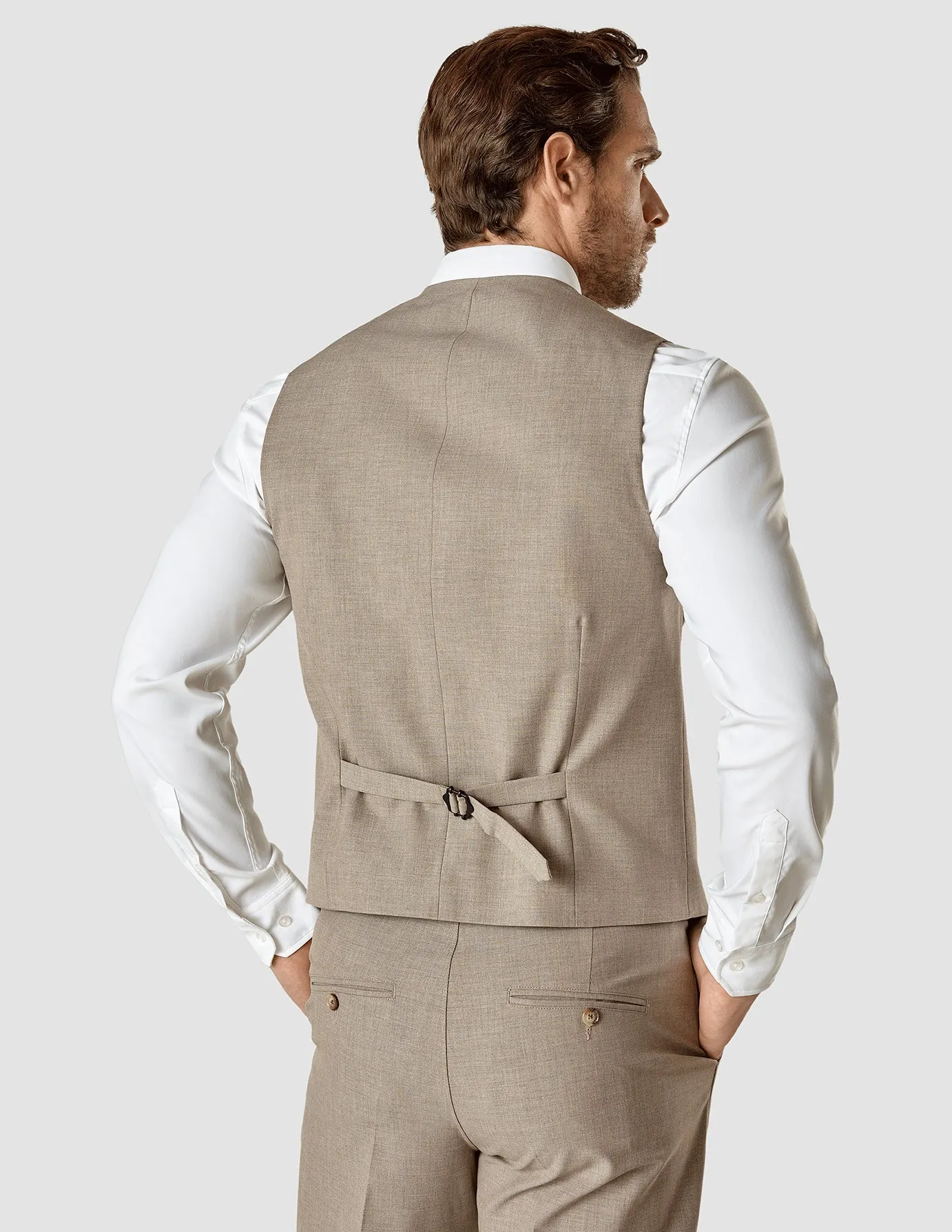 Essential Vest Beige Melange sold by Shaping New Tomorrow product image thumbnail 4