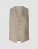 Essential Vest Beige Melange sold by Shaping New Tomorrow