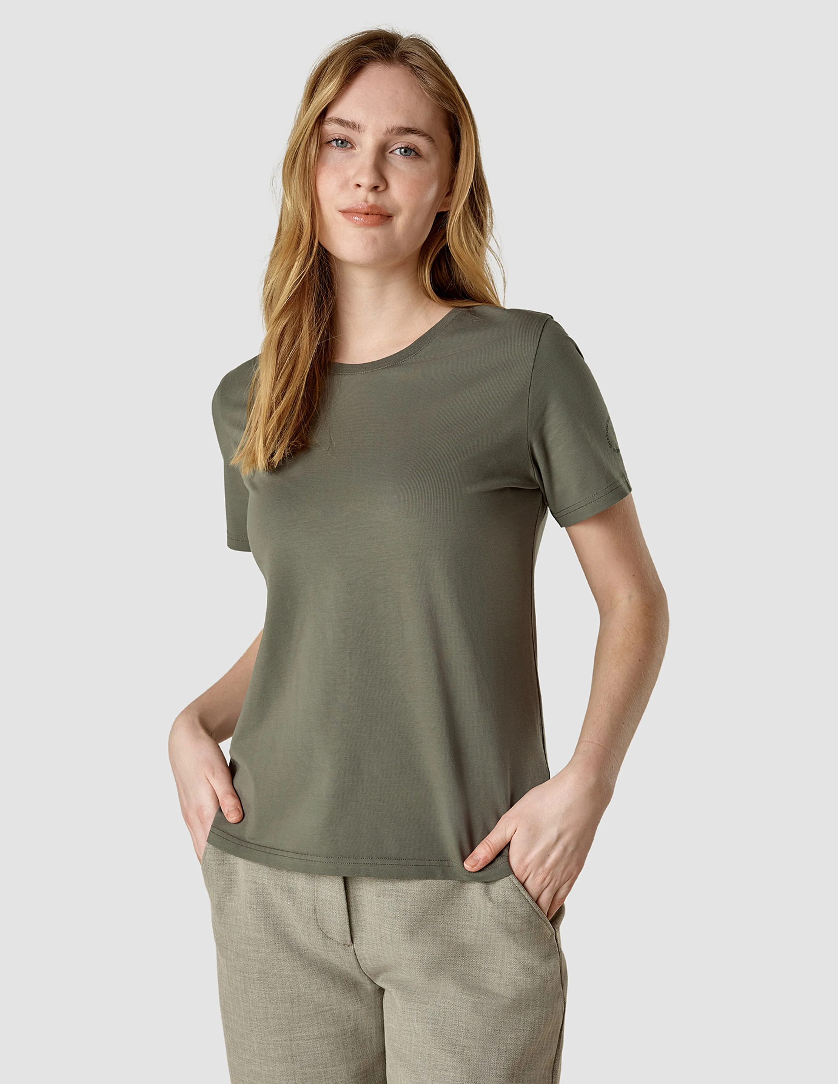 Supima Autograph T-shirt Dark Olive sold by Shaping New Tomorrow