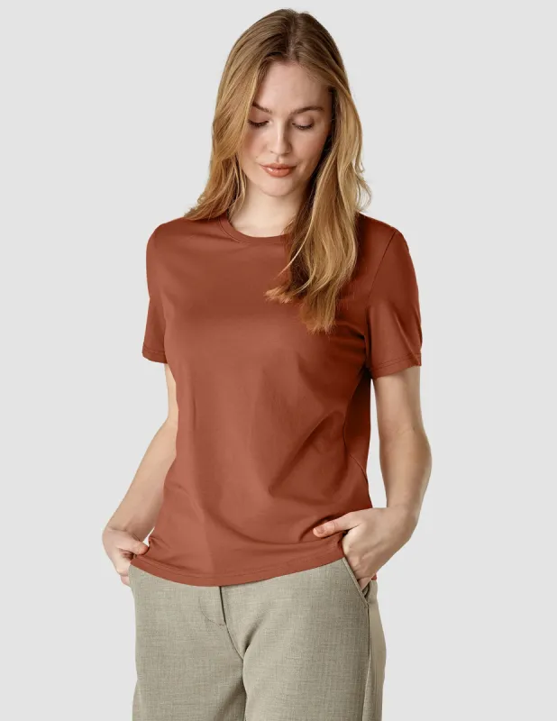 Supima T-shirt White Terracotta sold by Shaping New Tomorrow