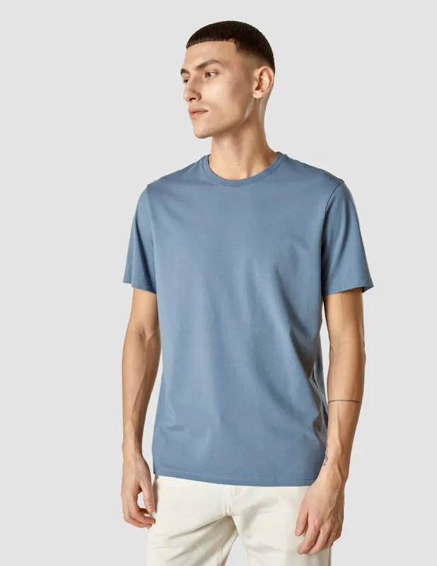 Supima T-shirt Blue Mirage sold by Shaping New Tomorrow