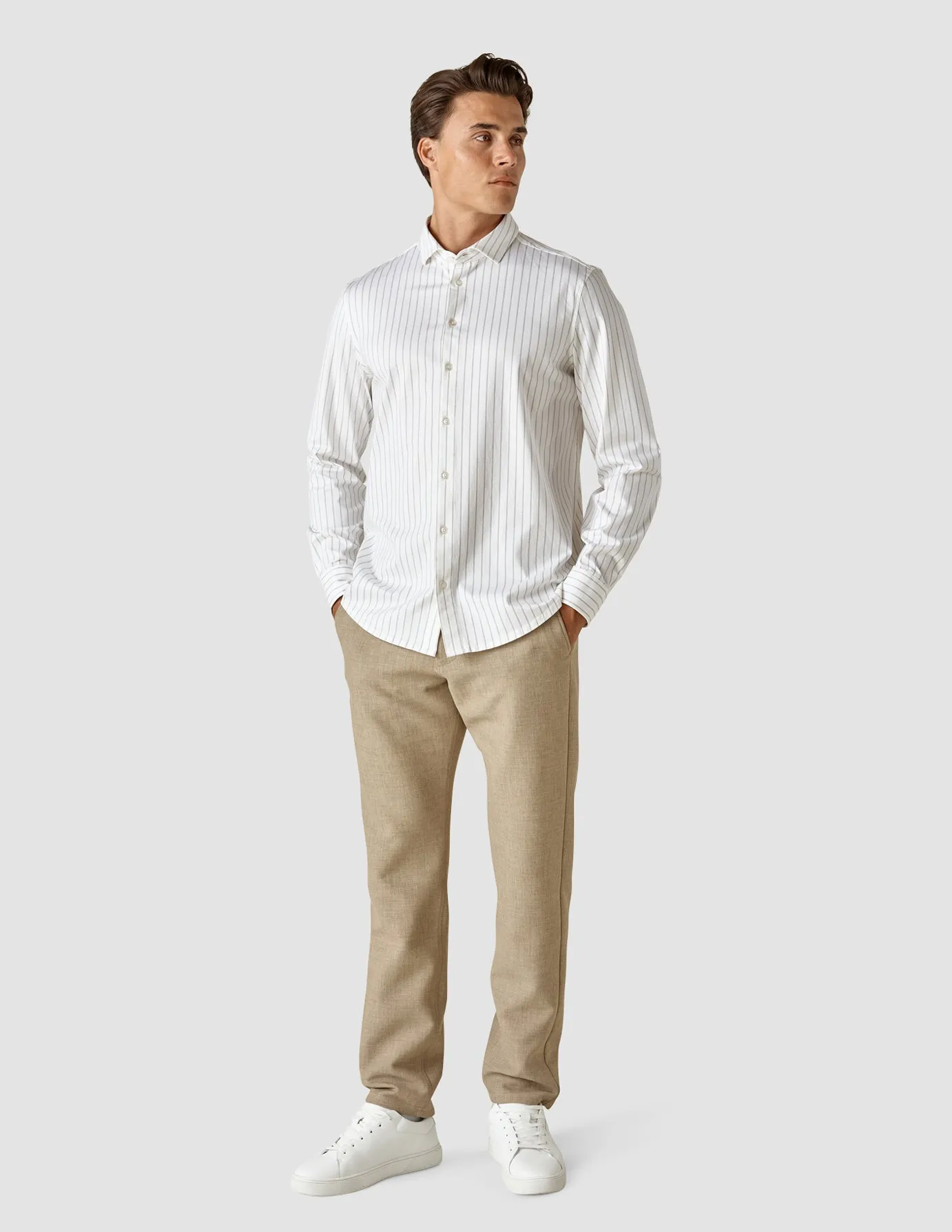 Classic Shirt Limestone Stripes Regular sold by Shaping New Tomorrow product image thumbnail 2