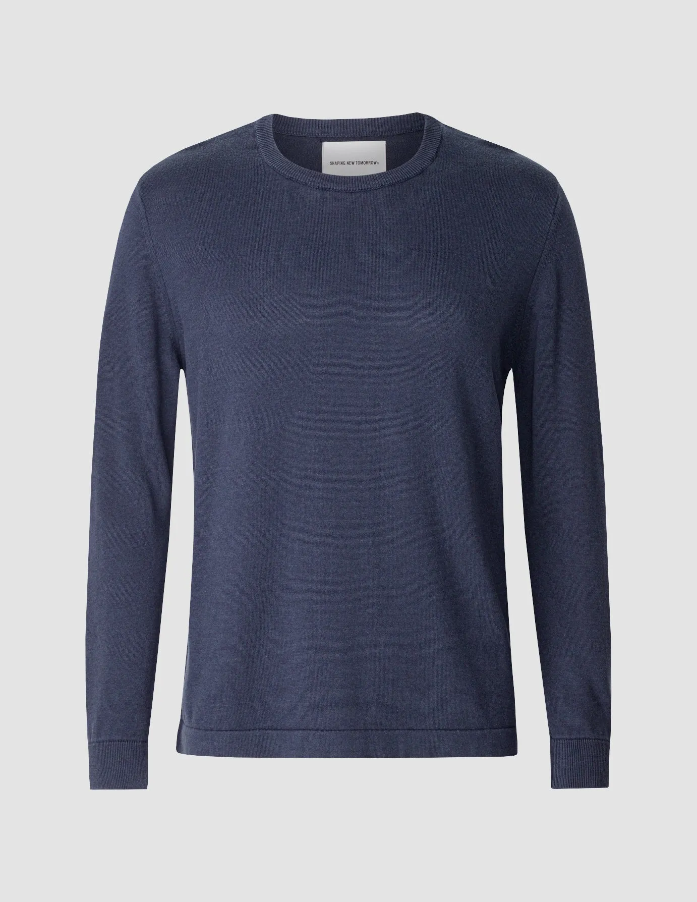 Fine Knit Crewneck Navy sold by Shaping New Tomorrow product image thumbnail 3