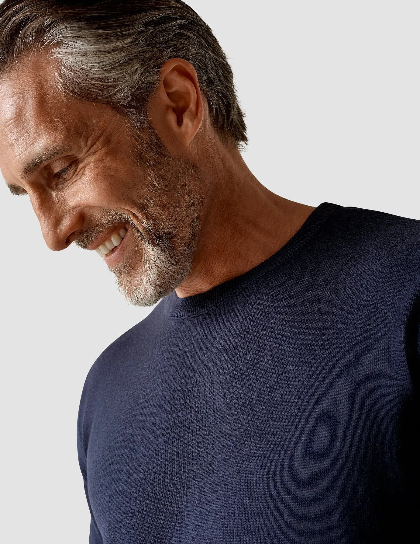 Fine Knit Crewneck Navy sold by Shaping New Tomorrow product image thumbnail 5