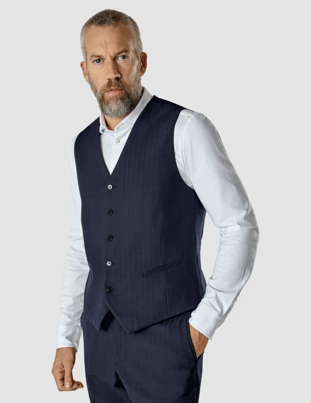 Essential Vest Dark Navy sold by Shaping New Tomorrow