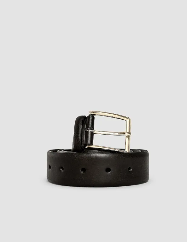 Elastic Leather Belt Black sold by Shaping New Tomorrow