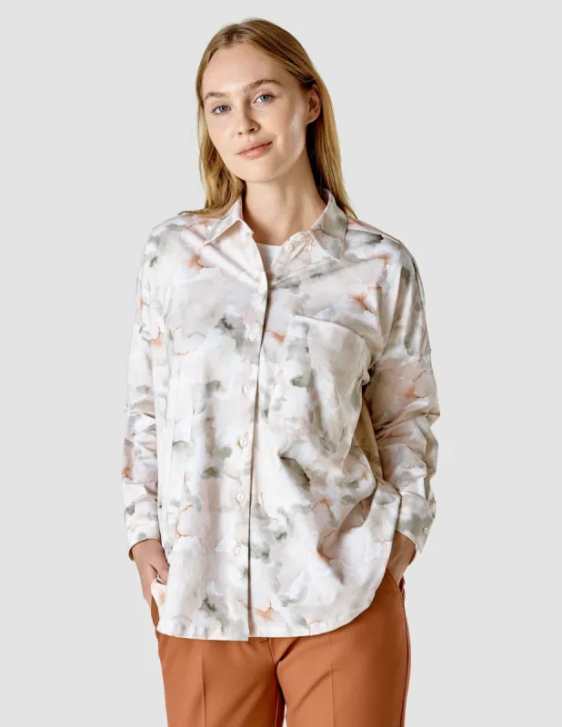 Oversized Long Sleeve Shirt Rainforest sold by Shaping New Tomorrow
