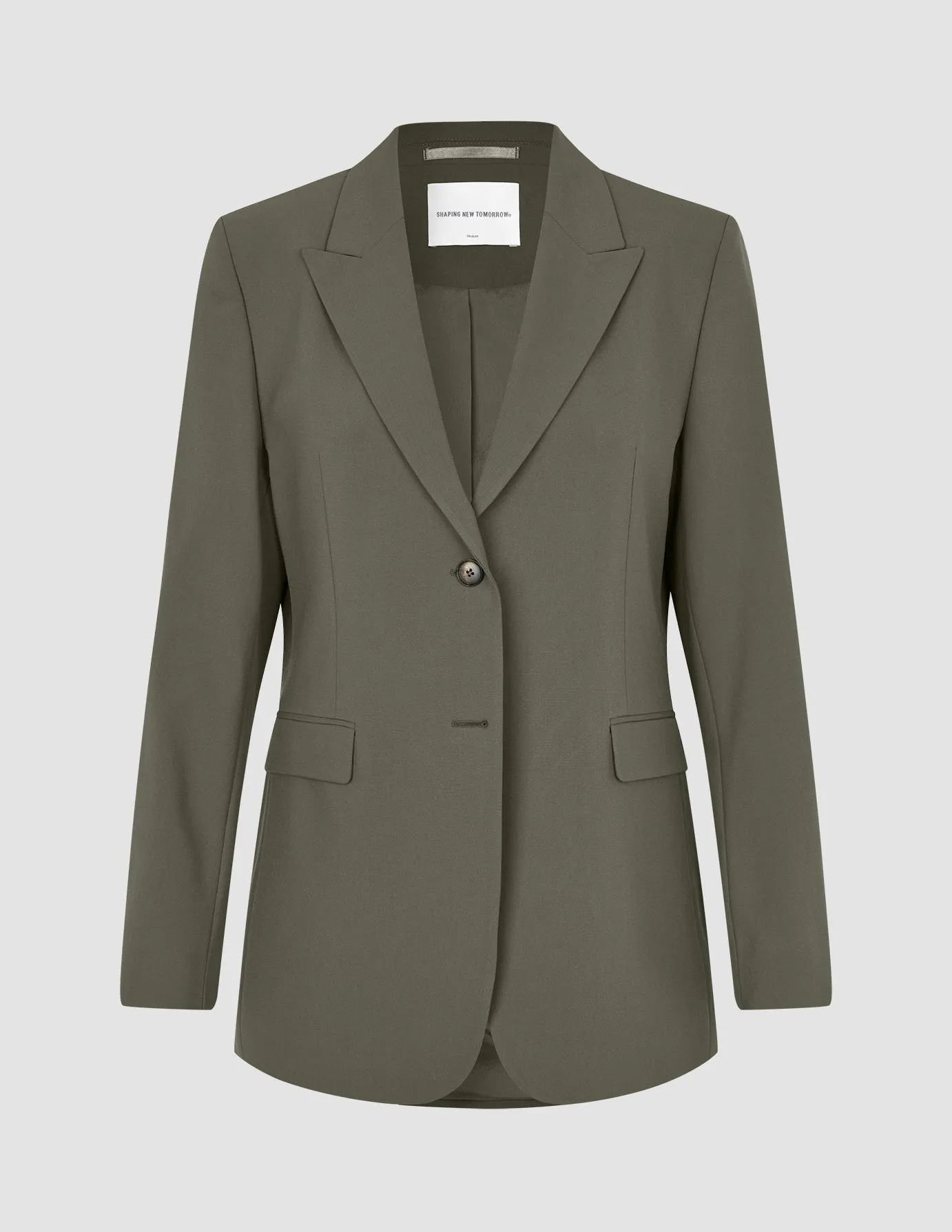Essential Blazer Dark Olive sold by Shaping New Tomorrow product image thumbnail 3