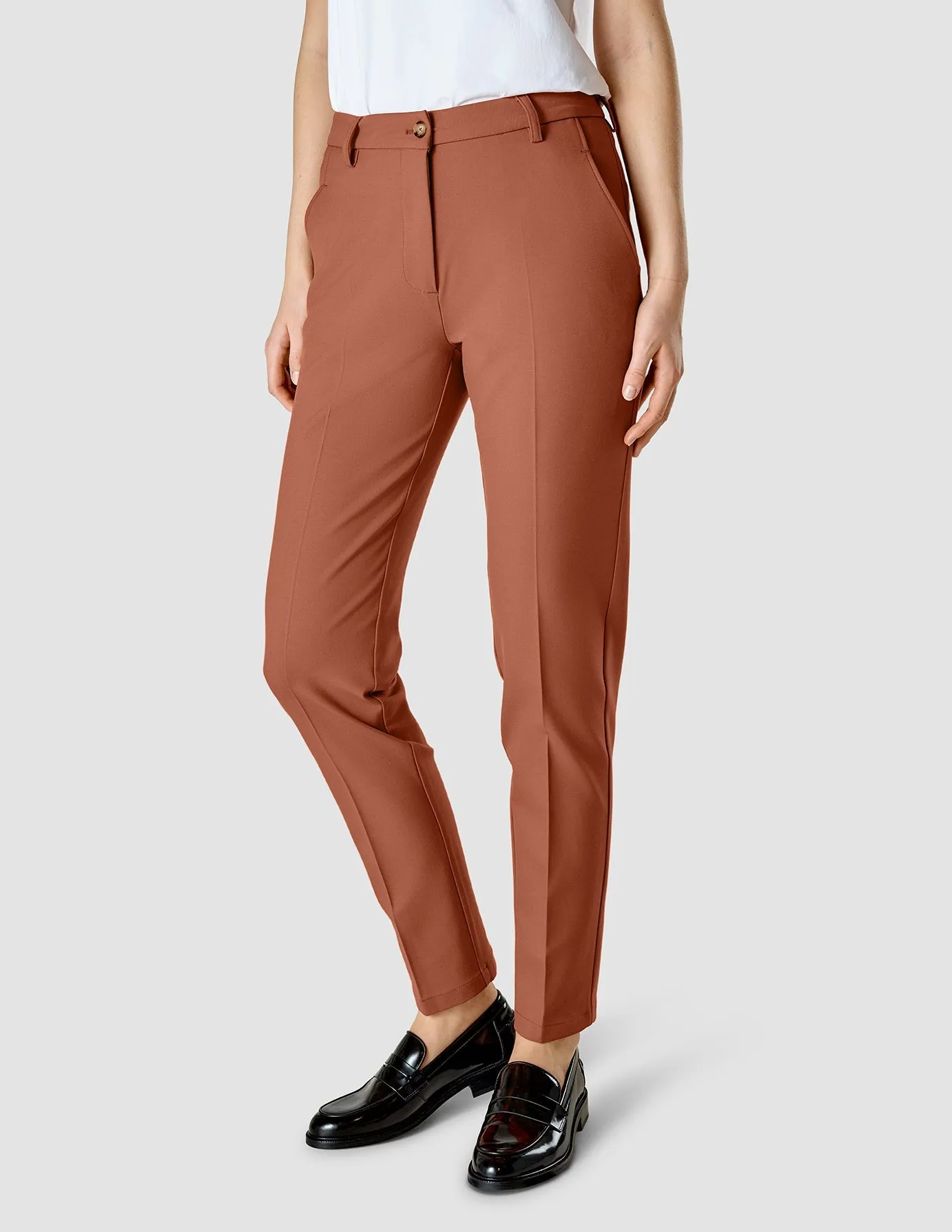 Essential Pants Tapered Terracotta sold by Shaping New Tomorrow