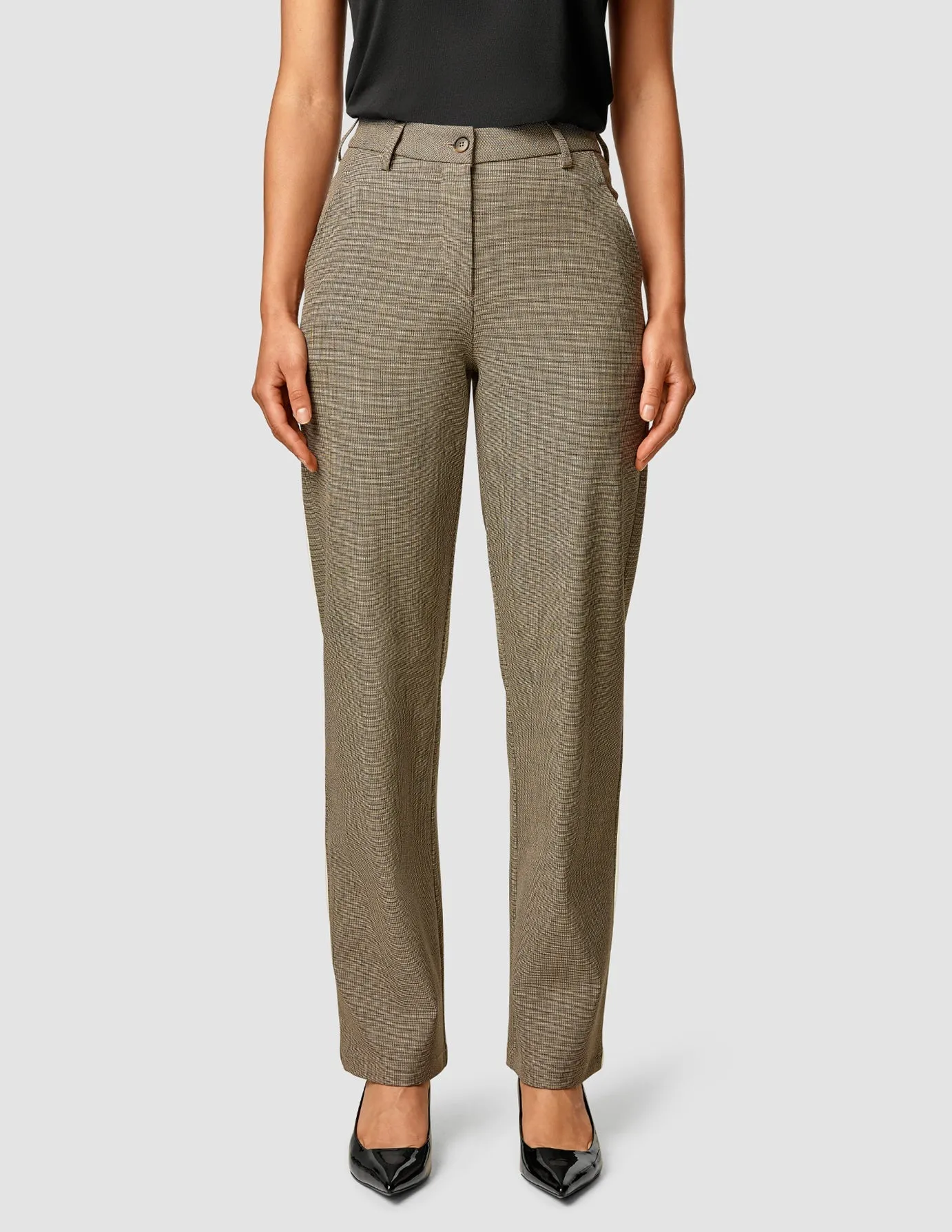 Essential Pants Straight Latte sold by Shaping New Tomorrow