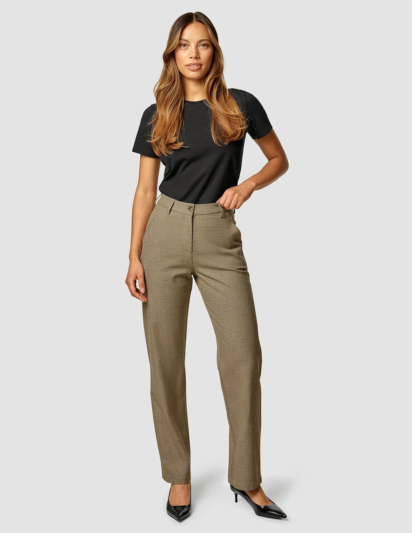 Essential Pants Straight Latte sold by Shaping New Tomorrow product image thumbnail 2