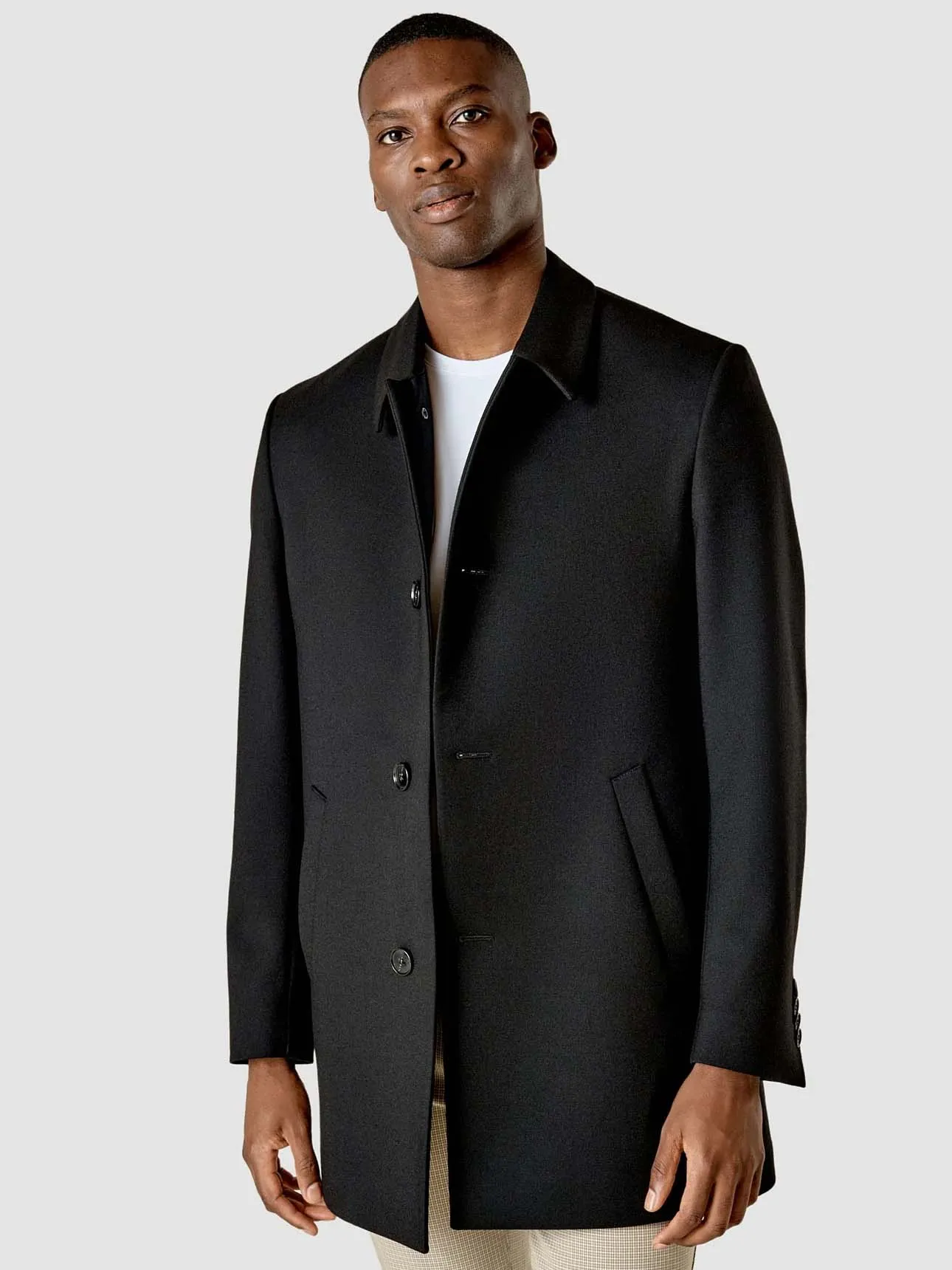 Wool Coat Black sold by Shaping New Tomorrow