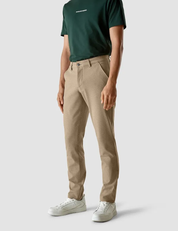 Essential Pants Slim Plaid Khaki sold by Shaping New Tomorrow