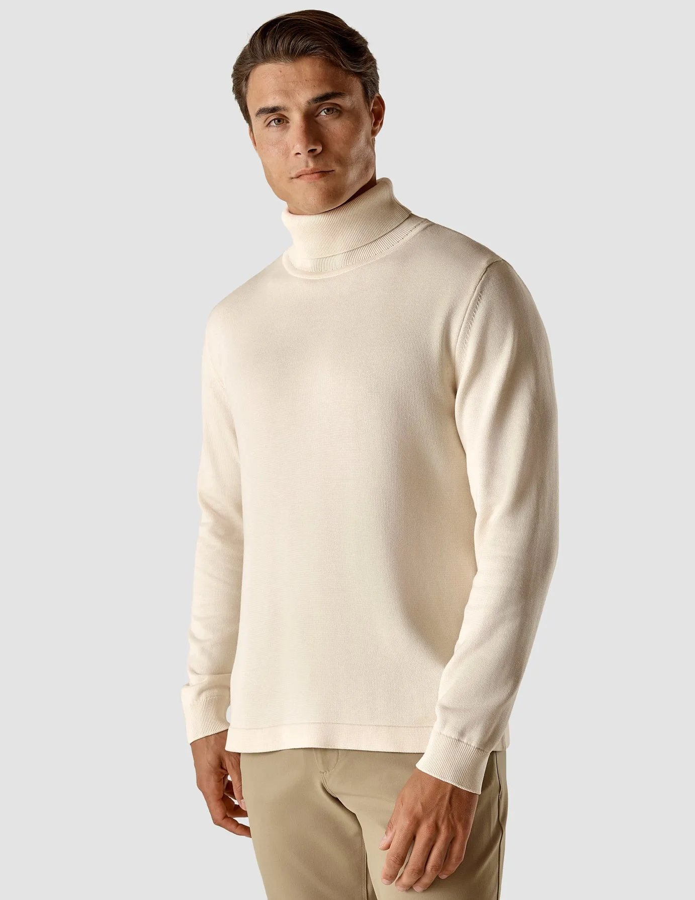 Fine Knit Turtleneck Off White sold by Shaping New Tomorrow