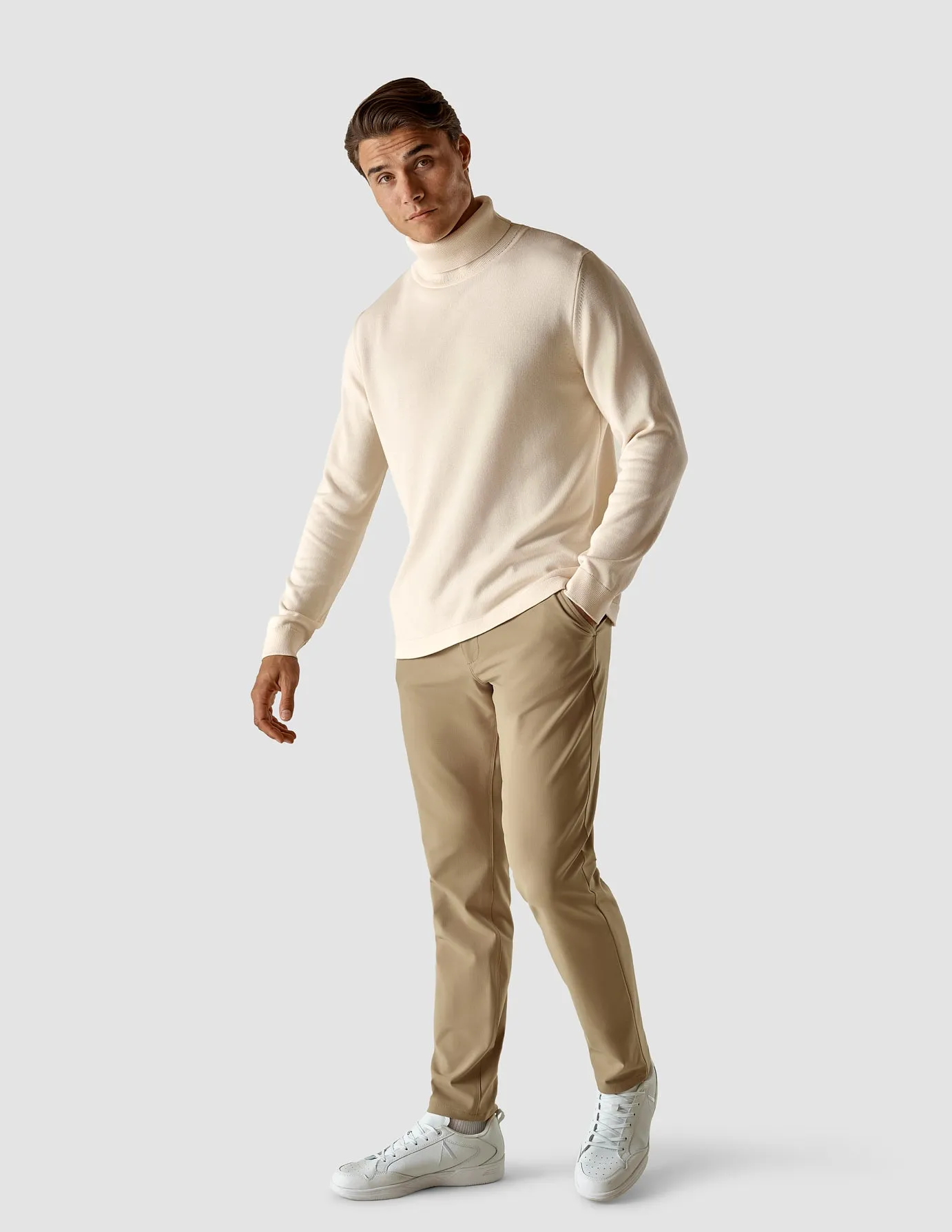 Fine Knit Turtleneck Off White sold by Shaping New Tomorrow product image thumbnail 4