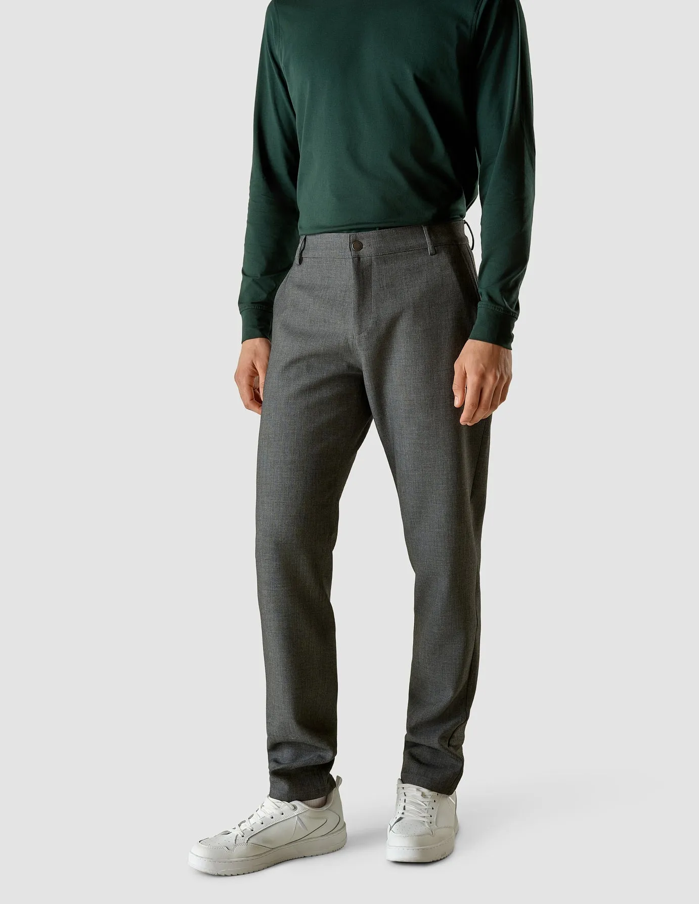 Heavy Edition Pants Slim Dark Grey Melange sold by Shaping New Tomorrow