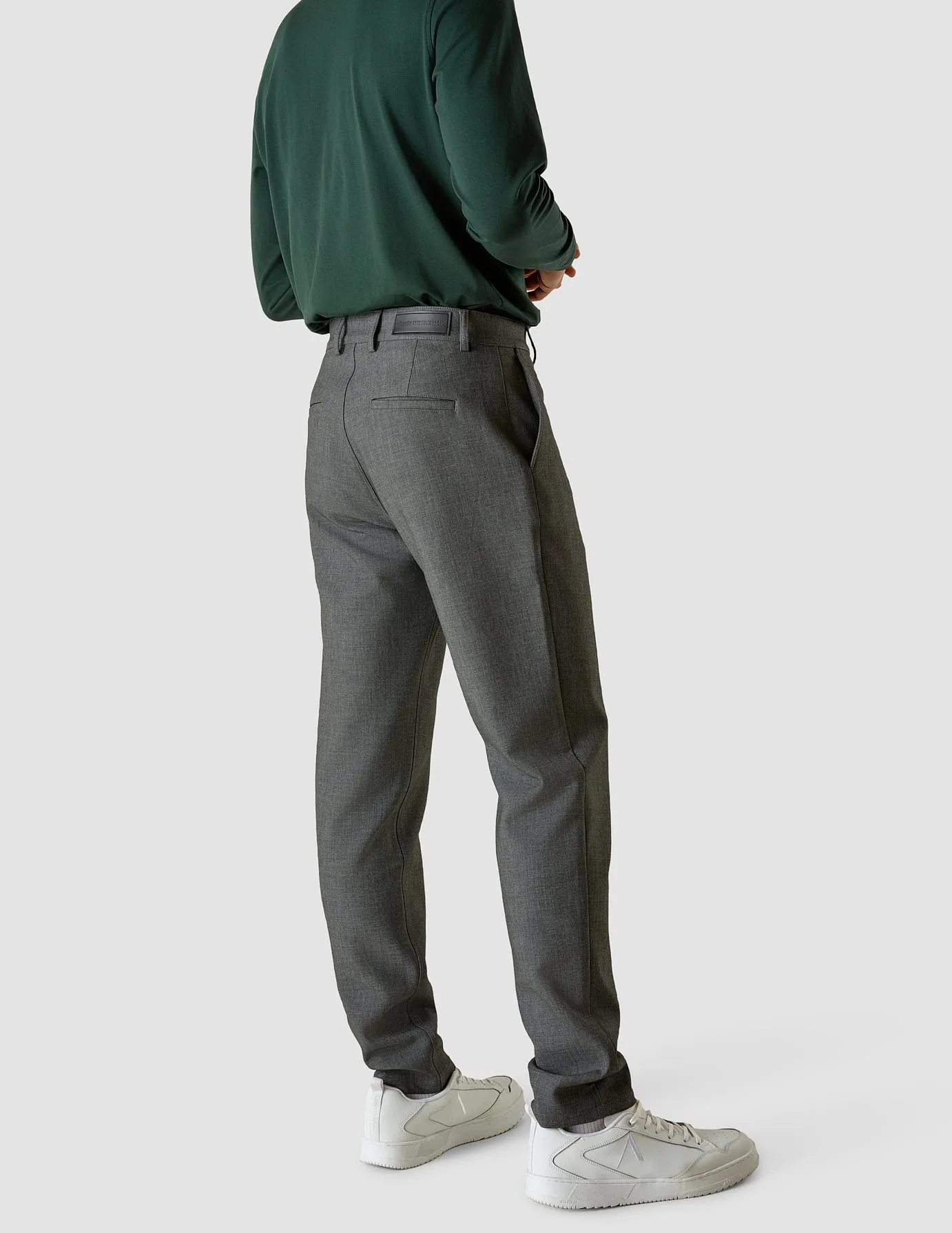 Heavy Edition Pants Slim Dark Grey Melange sold by Shaping New Tomorrow product image thumbnail 5