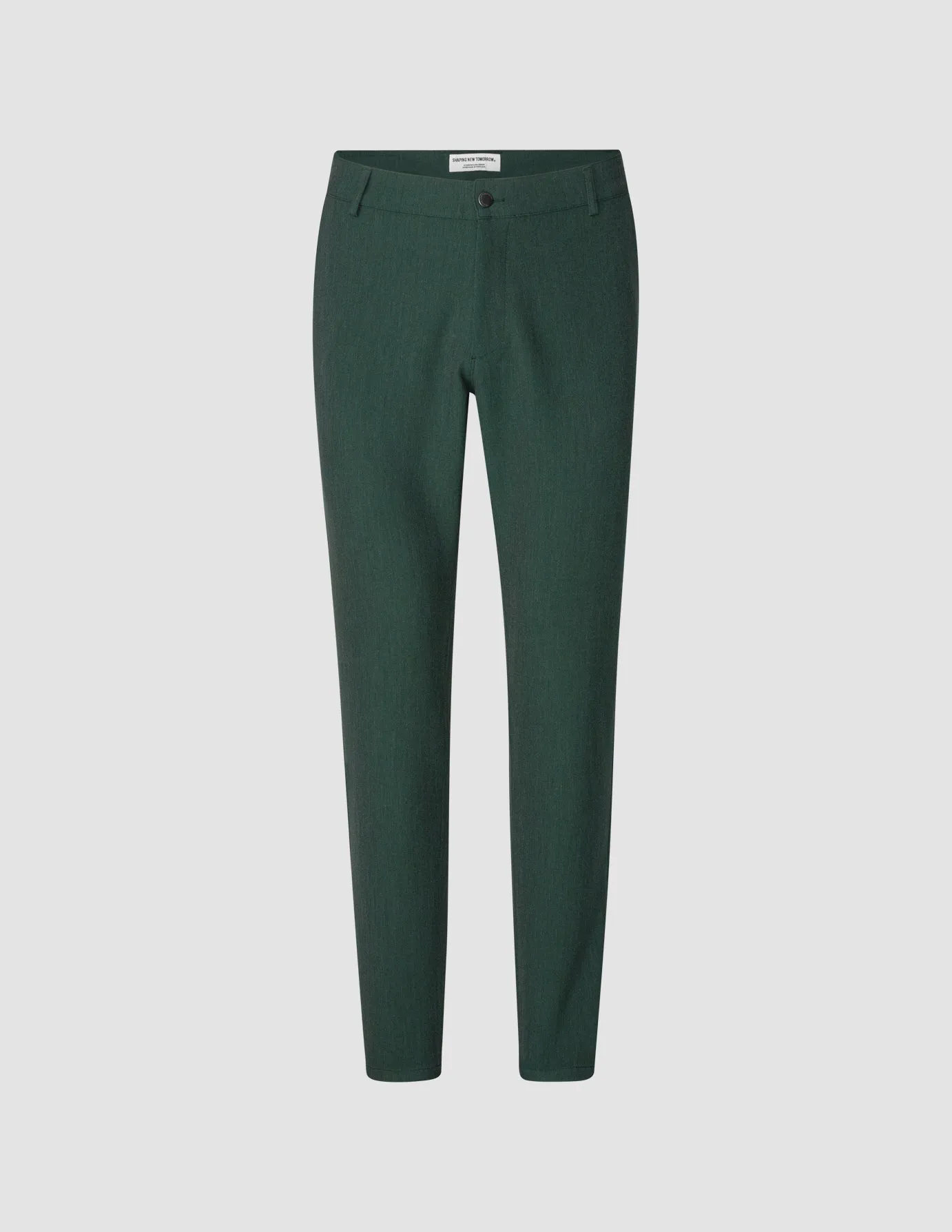 Heavy Edition Pants Slim Deep Green Melange 2.0 sold by Shaping New Tomorrow product image thumbnail 3