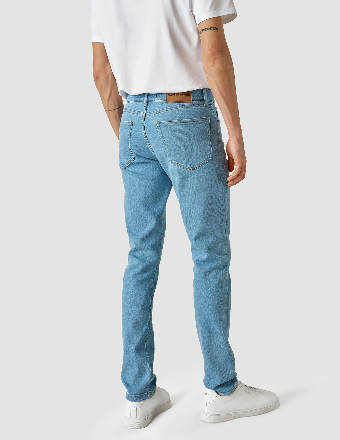 Classic Jeans Slim Bright Blue sold by Shaping New Tomorrow product image thumbnail 4