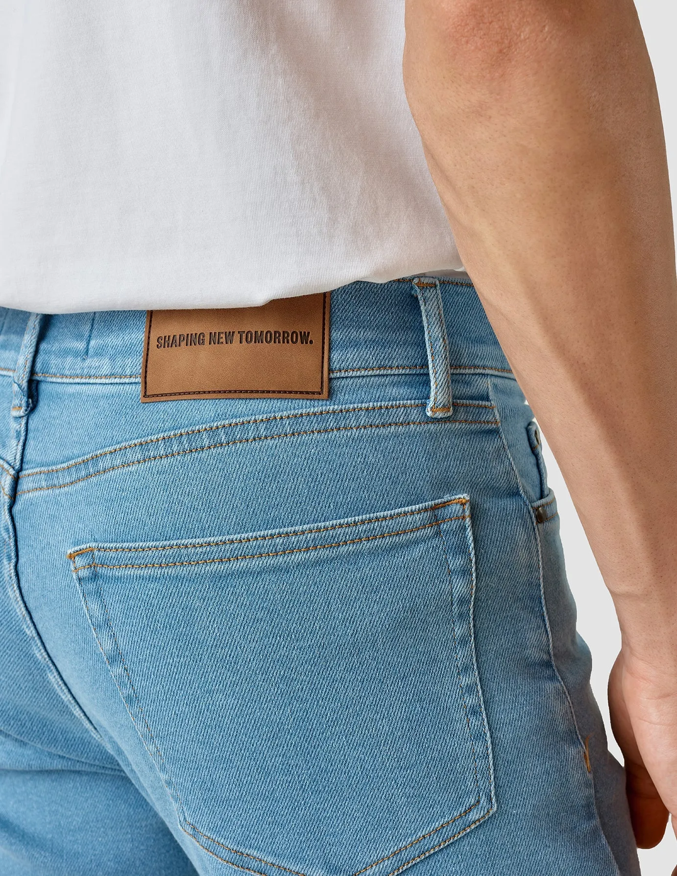 Classic Jeans Slim Bright Blue sold by Shaping New Tomorrow product image thumbnail 5