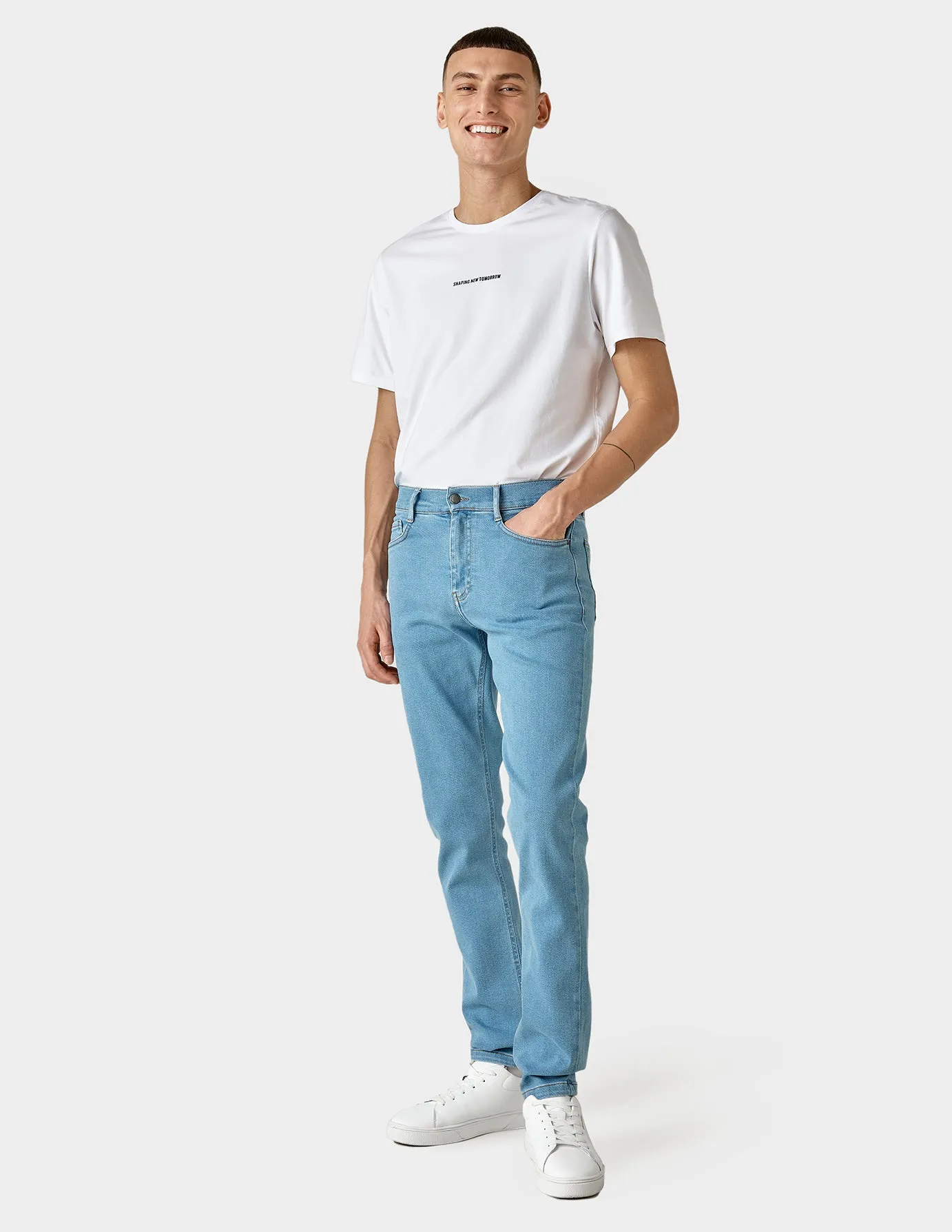 Classic Jeans Slim Bright Blue sold by Shaping New Tomorrow product image thumbnail 2