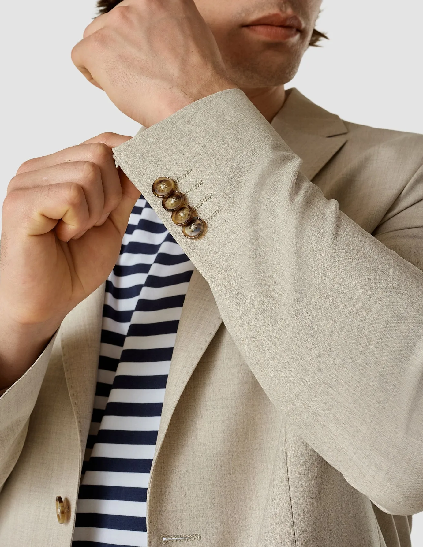 Tech Linen Blazer Sandshell sold by Shaping New Tomorrow product image thumbnail 5