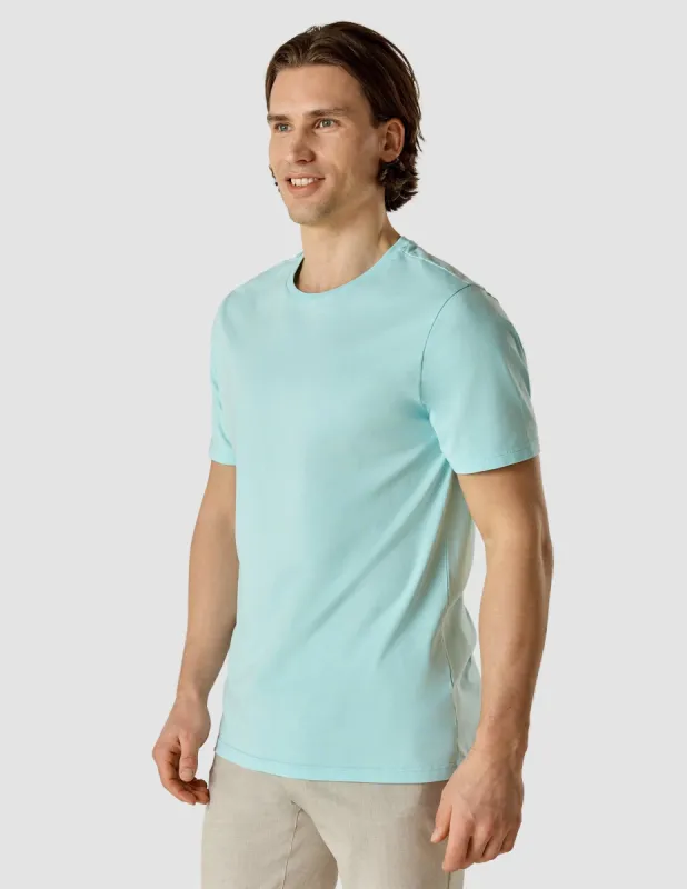 Supima T-shirt Aqua sold by Shaping New Tomorrow