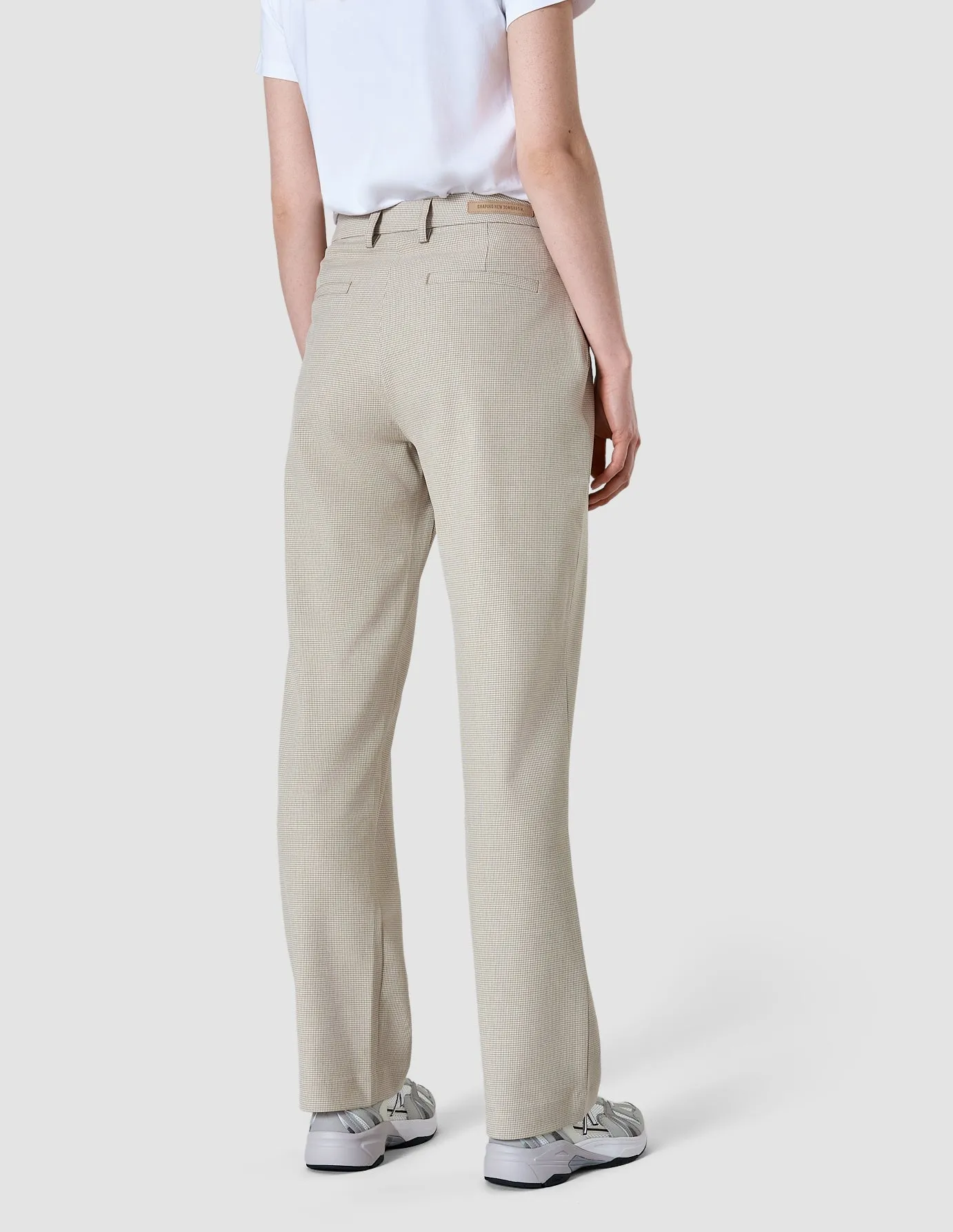 Essential Pants Straight Petite Check sold by Shaping New Tomorrow product image thumbnail 4