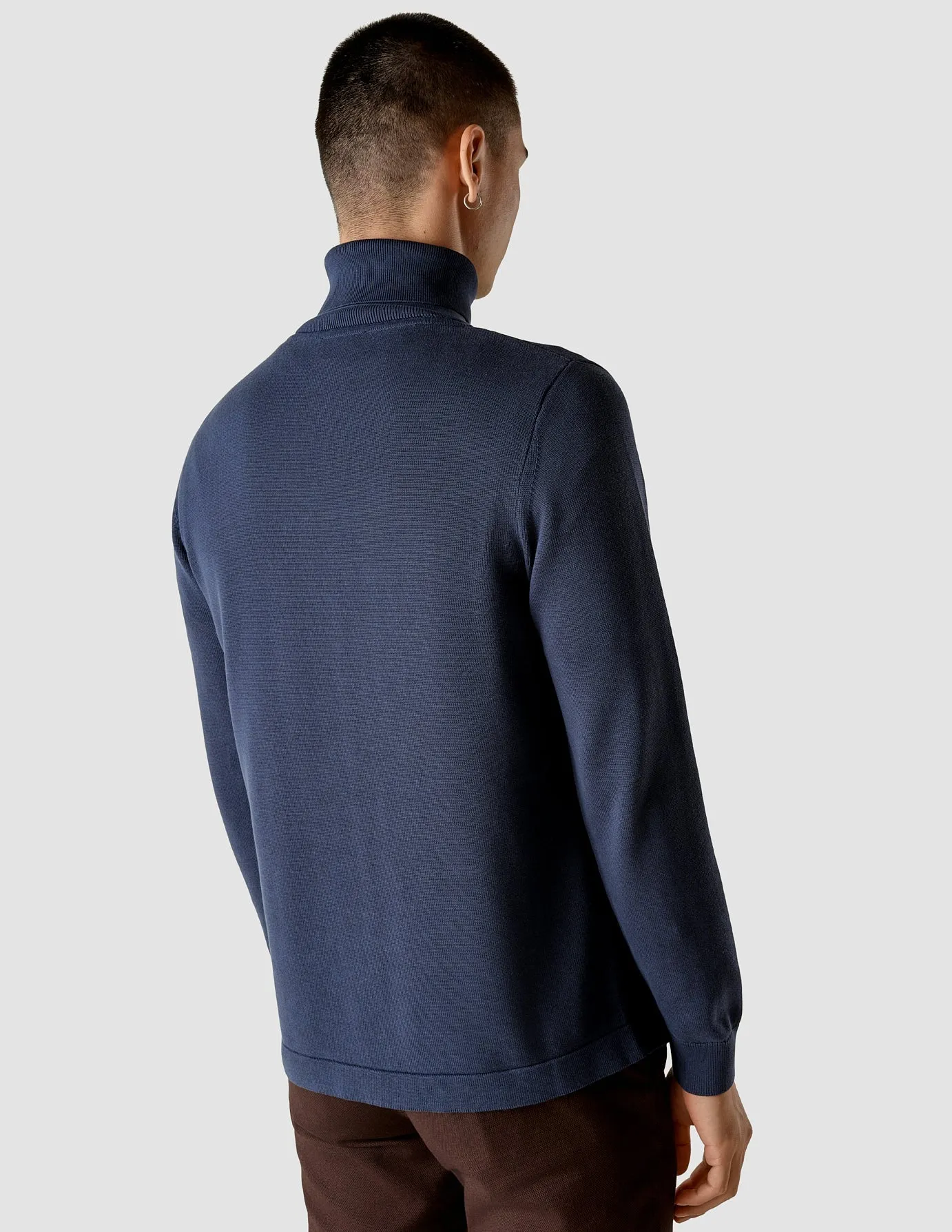 Fine Knit Turtleneck Navy sold by Shaping New Tomorrow product image thumbnail 5