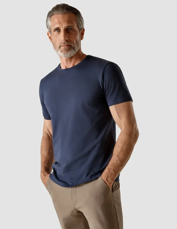 Supima T-shirt Navy sold by Shaping New Tomorrow