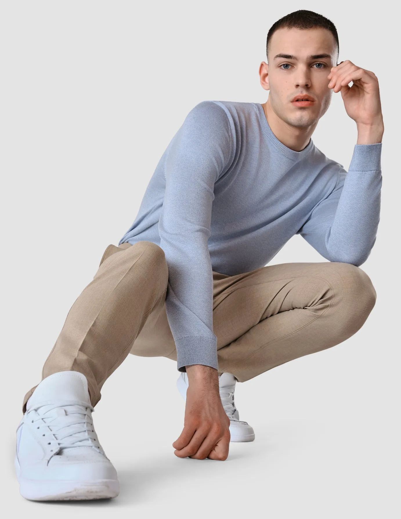 Essential Suit Pants Slim Sand Grain sold by Shaping New Tomorrow product image thumbnail 2