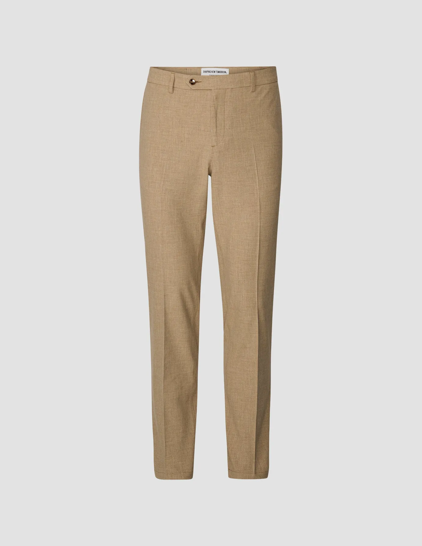 Essential Suit Pants Slim Sand Grain sold by Shaping New Tomorrow product image thumbnail 3