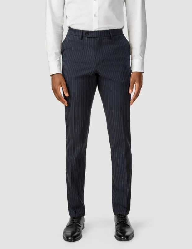 Essential Suit Pants Regular Navy Pinstripe sold by Shaping New Tomorrow
