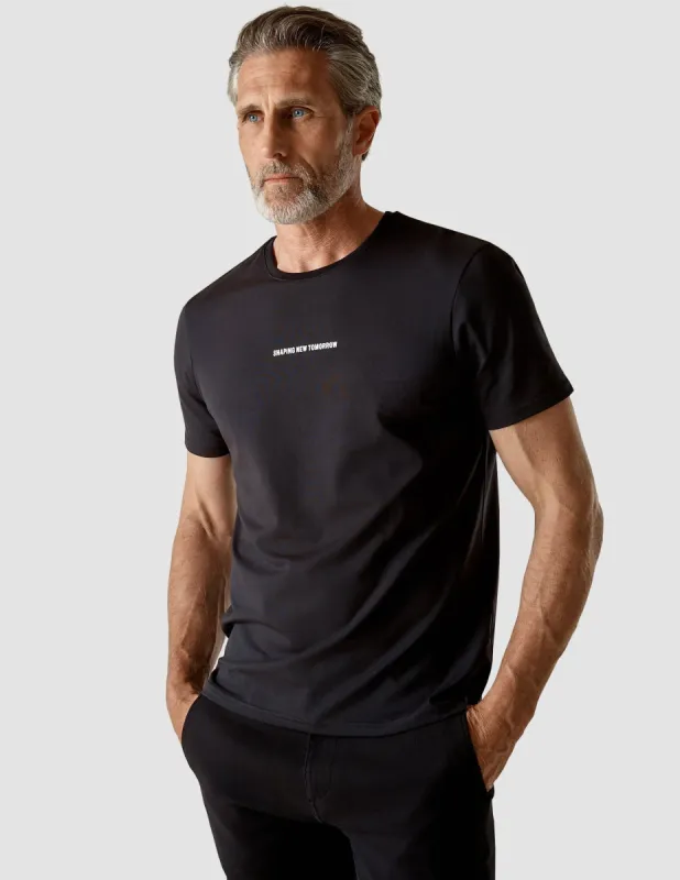 Supima Autograph T-shirt Black sold by Shaping New Tomorrow