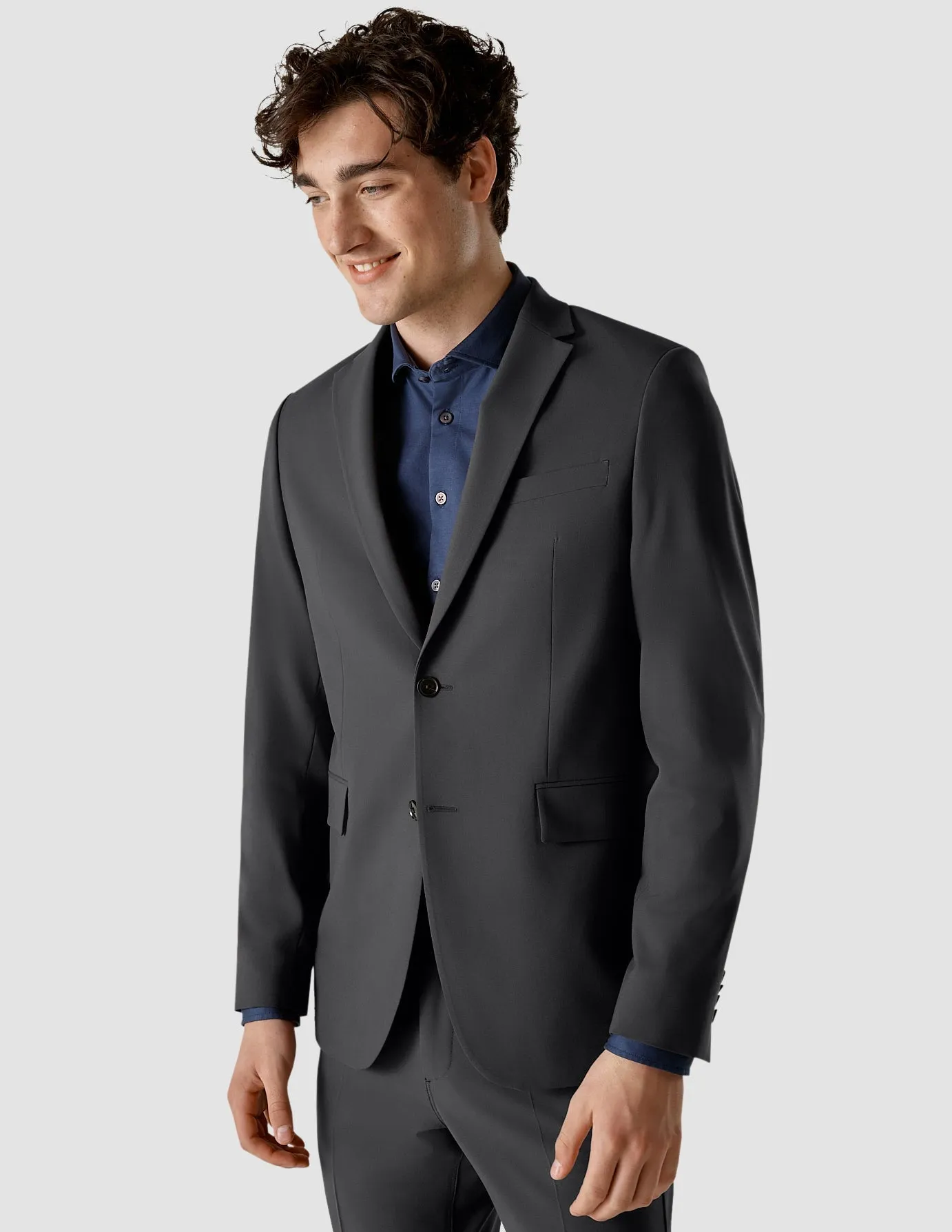 Essential Blazer Slim Dark Shadow sold by Shaping New Tomorrow