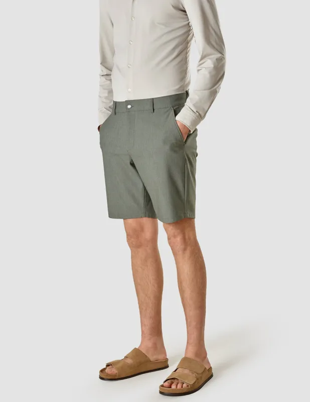 Essential Shorts Green Melange sold by Shaping New Tomorrow