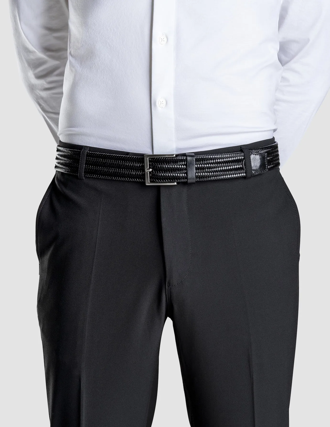 Black Elastic Belt sold by Shaping New Tomorrow