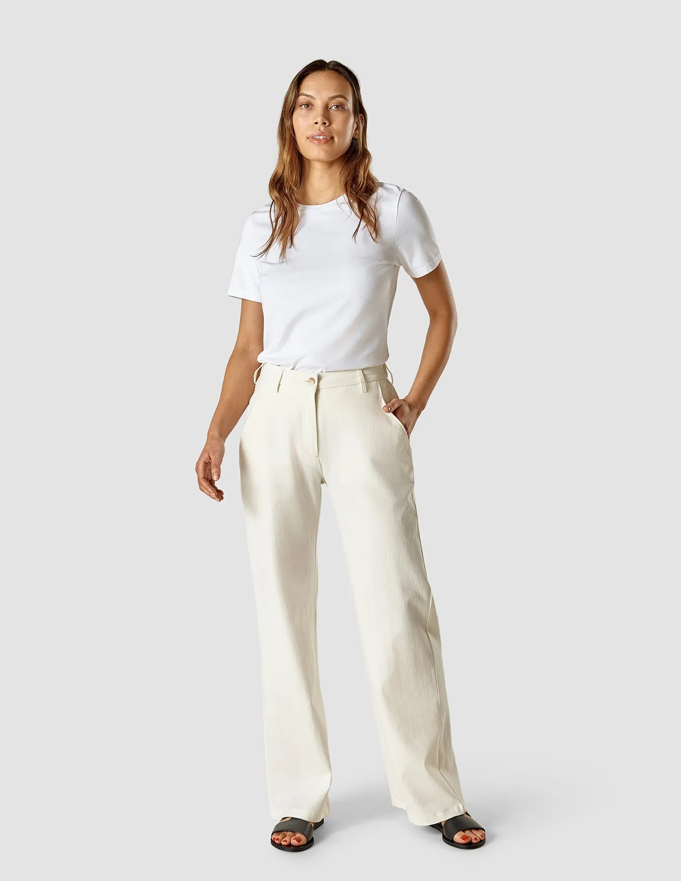 Linen Pants Off White sold by Shaping New Tomorrow product image thumbnail 2