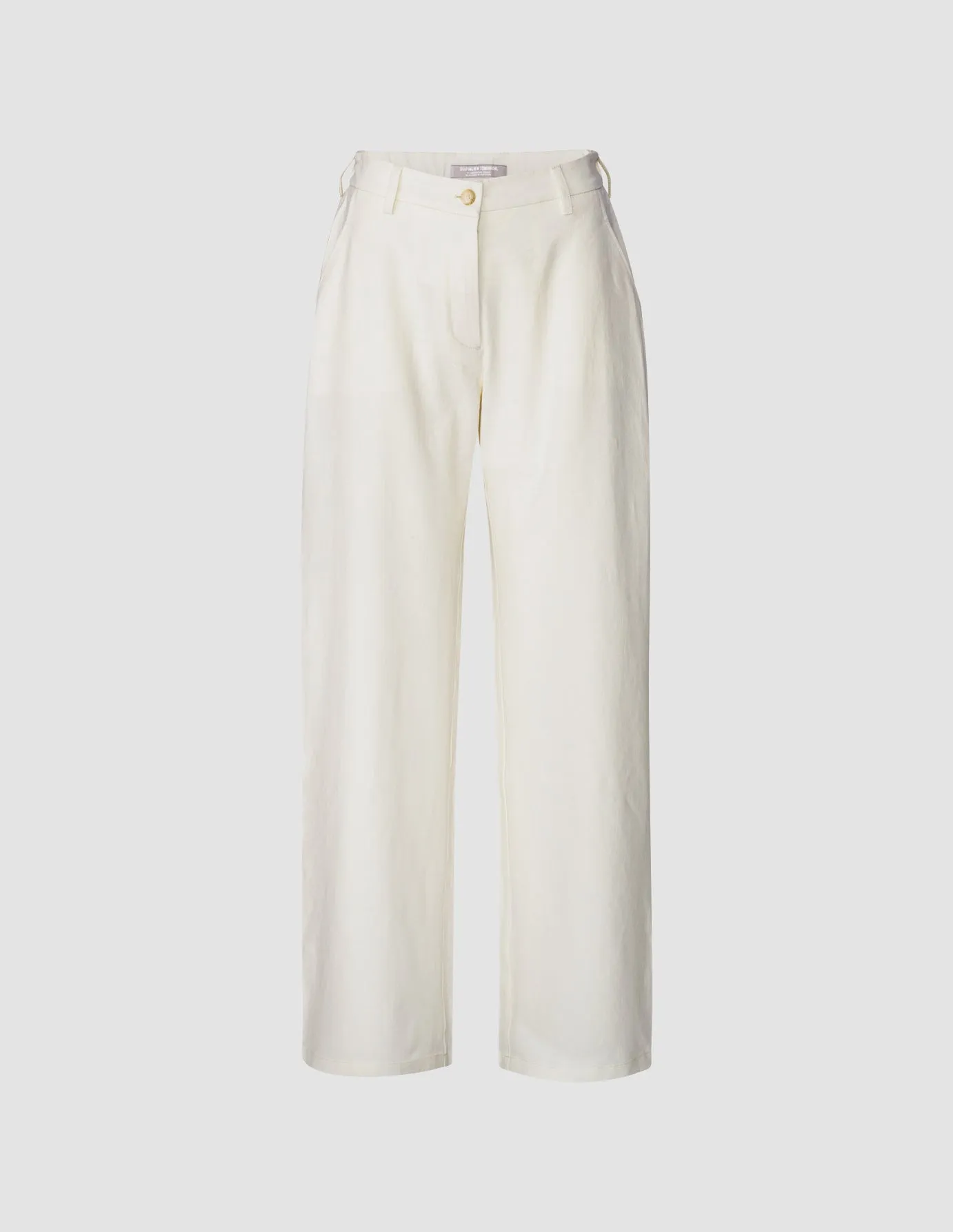 Linen Pants Off White sold by Shaping New Tomorrow product image thumbnail 3