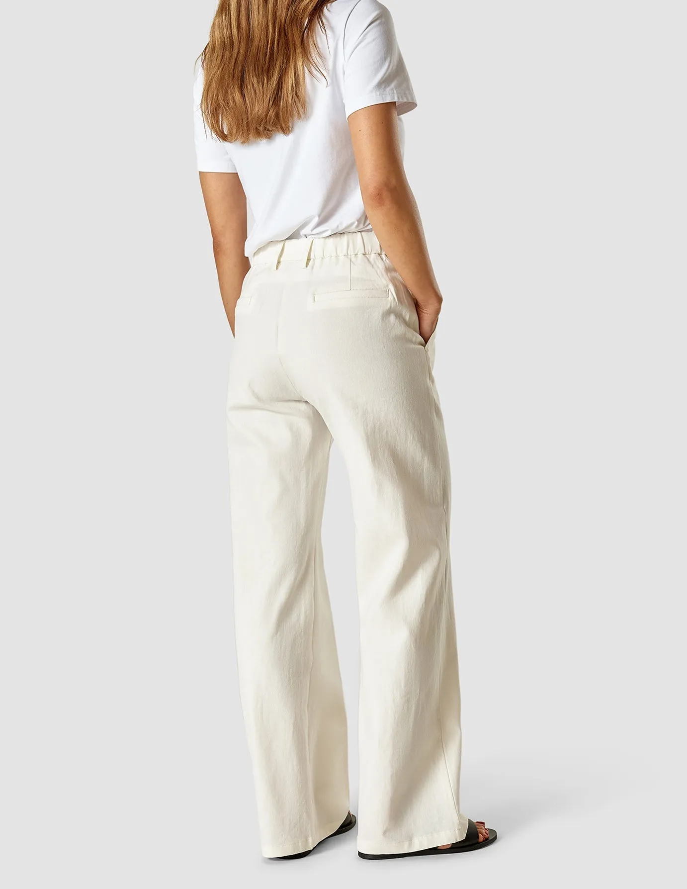 Linen Pants Off White sold by Shaping New Tomorrow product image thumbnail 4