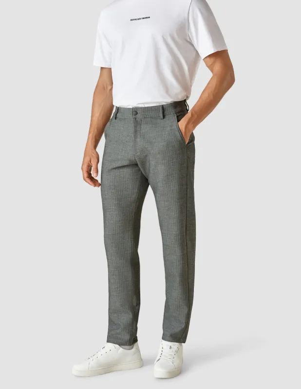 Heavy Edition Pants Regular Grey Herringbone 2.0 sold by Shaping New Tomorrow