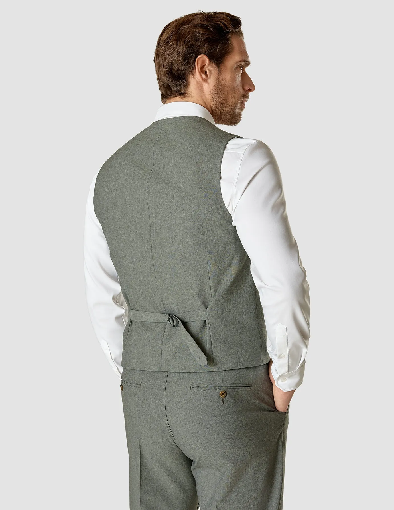 Essential Vest Green Melange sold by Shaping New Tomorrow product image thumbnail 4