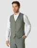 Essential Vest Green Melange sold by Shaping New Tomorrow