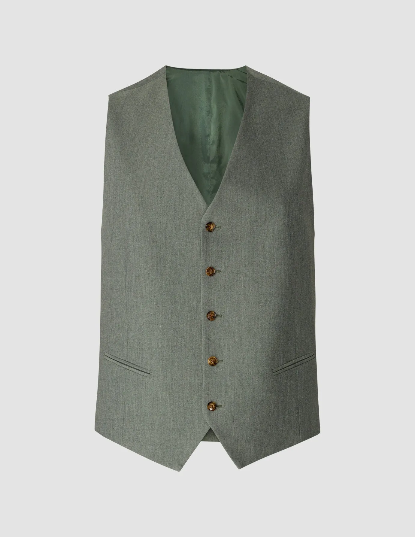 Essential Vest Green Melange sold by Shaping New Tomorrow product image thumbnail 3