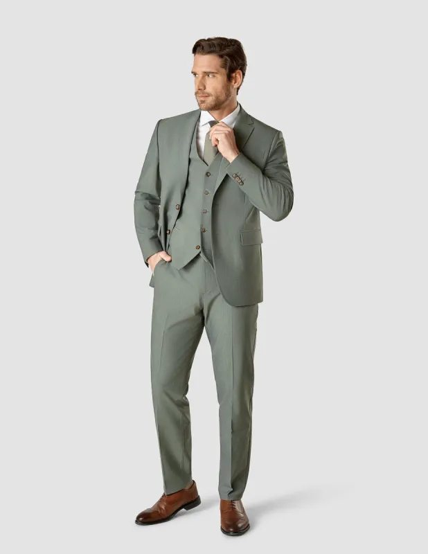 Essential Suit Green Melange sold by Shaping New Tomorrow