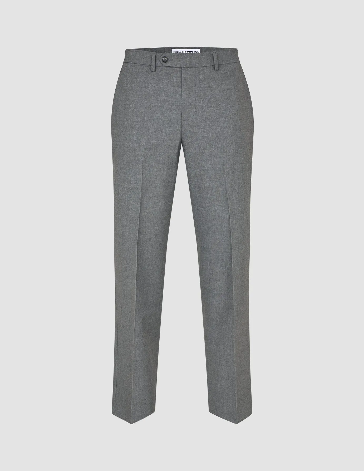 Essential Suit Pants Relaxed Fit Dark Grey Melange sold by Shaping New Tomorrow product image thumbnail 3