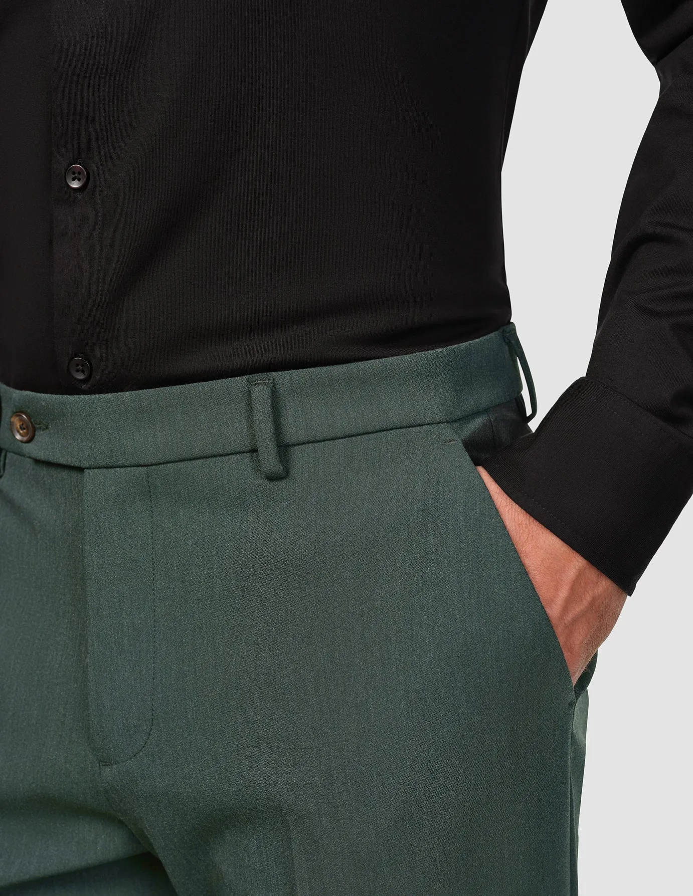 Essential Suit Pants Relaxed Fit Pine Green sold by Shaping New Tomorrow product image thumbnail 5