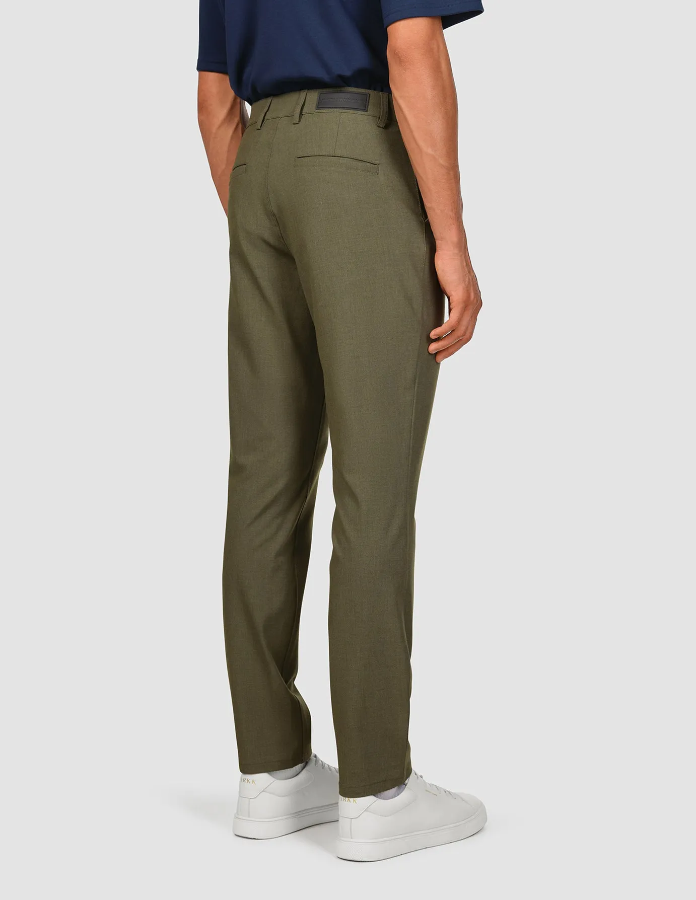 Essential Pants Regular Remote Green Melange sold by Shaping New Tomorrow product image thumbnail 4